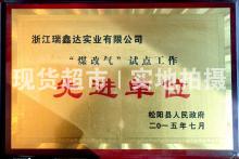 浙江瑞鑫達實業有限公司,先進單位